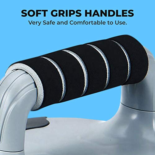 Close-up of soft foam handle